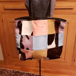 Unique Desmo cowhide tote purse